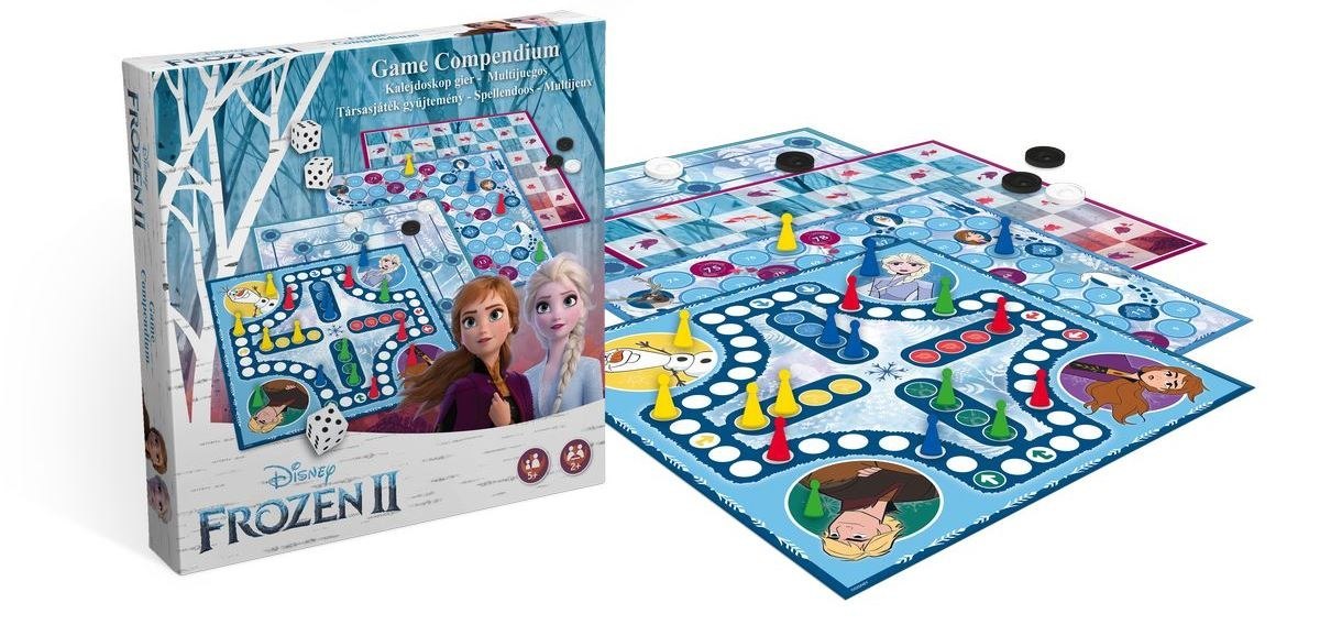Congelé II | Jeu de cartes avec les figurines Elsa et Olaf | Cartamundi